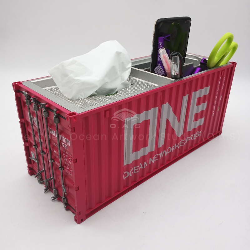 Shipping Logistics companies looking for special gifts? O.A.S model manufacturer's 1:20 ONE container model storage box is the perfect solution! It is precisely built after the real ONE container, and the appearance is realistic. Has practical storage space, and can customize exclusive logo. Whether it is business negotiation gifts or employee welfare, it can skillfully spread the brand, enhance the influence of the enterprise, and quickly customize. Amber@vesselmodel.com Tel: +86 18038048785