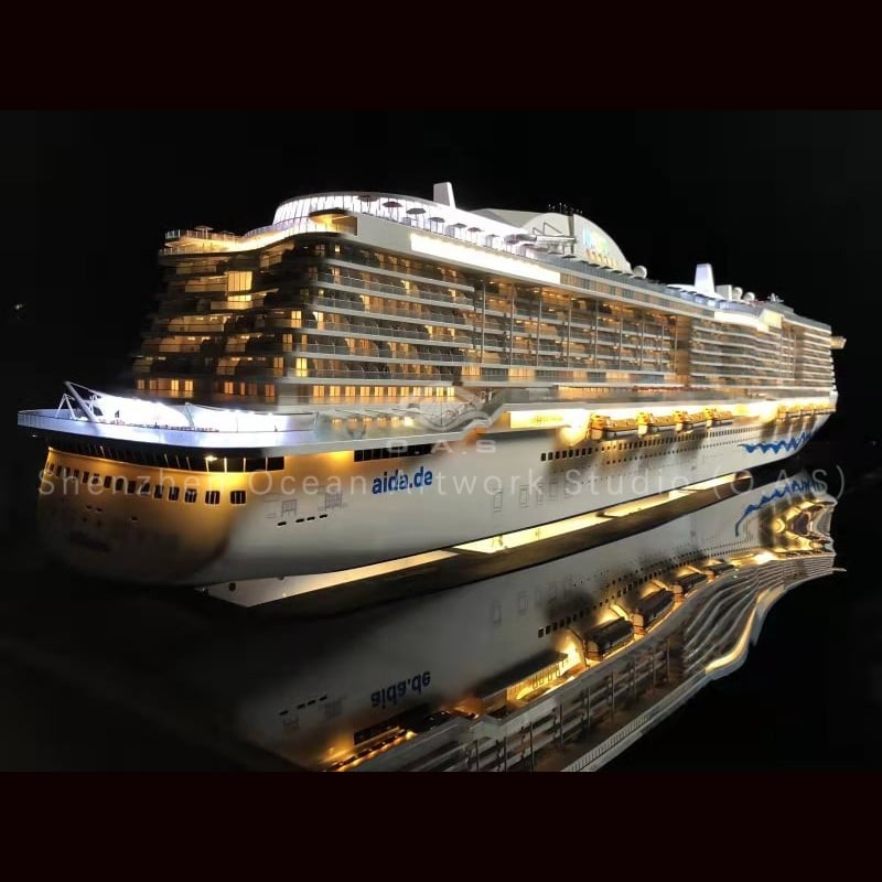 【LAC】O.A.S Factory  Handmade High Quality Ship Model Customized 200cm Yangtze Three Gorges Cruise Model For Business Gifts