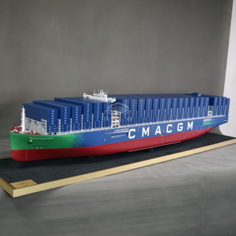 【LAC】O.A.S Ship Model Factory CMA CGM Customizable 200cm  Shipping Container Model for Shipping Gift