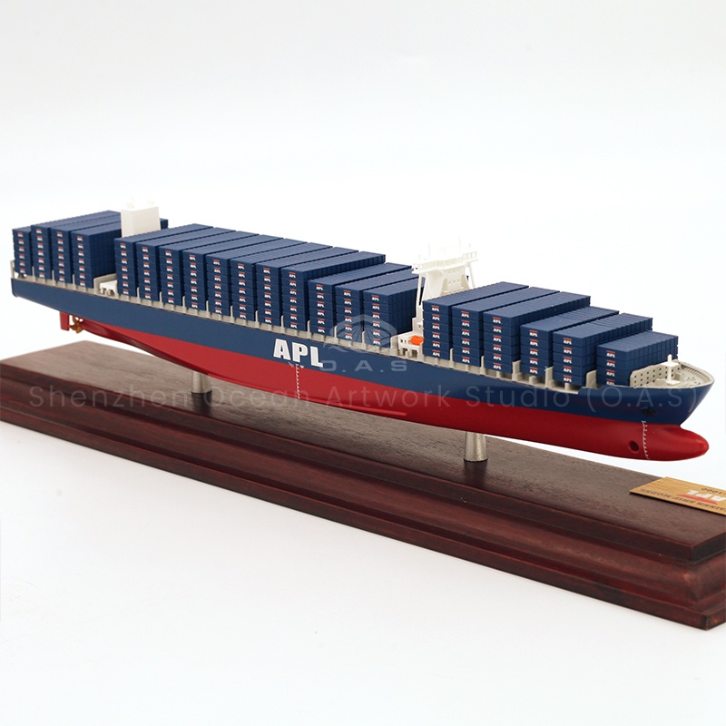 Professional ship model customization service attack! Small batch custom container ship model, to meet the diverse needs of enterprises. The cargo ship model is customized, accurately reproduced according to the real ship type. Support to customize, turn your ideas into real objects. Whether it is the strength of the enterprise or the characteristic samples created by the shipyard, it can be perfectly satisfied, exquisite craftsmanship and worry-free customization.Amber@vesselmodel.com Tel: +86 18038048785