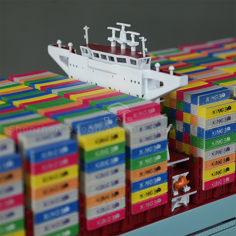 O.A.S simulation ship model factory, deep in the field of shipping logistics gift customization, professional development of customized container ship model. From the initial design concept, to the selection of materials, carving, the whole process with exquisite craftsmanship control. We can accurately restore ship type details according to customer needs, create exclusive ship models for business contacts and commemorative activities, and convey shipping culture and sincere intentions.Amber@vesselmodel.com Tel: +86 18038048785