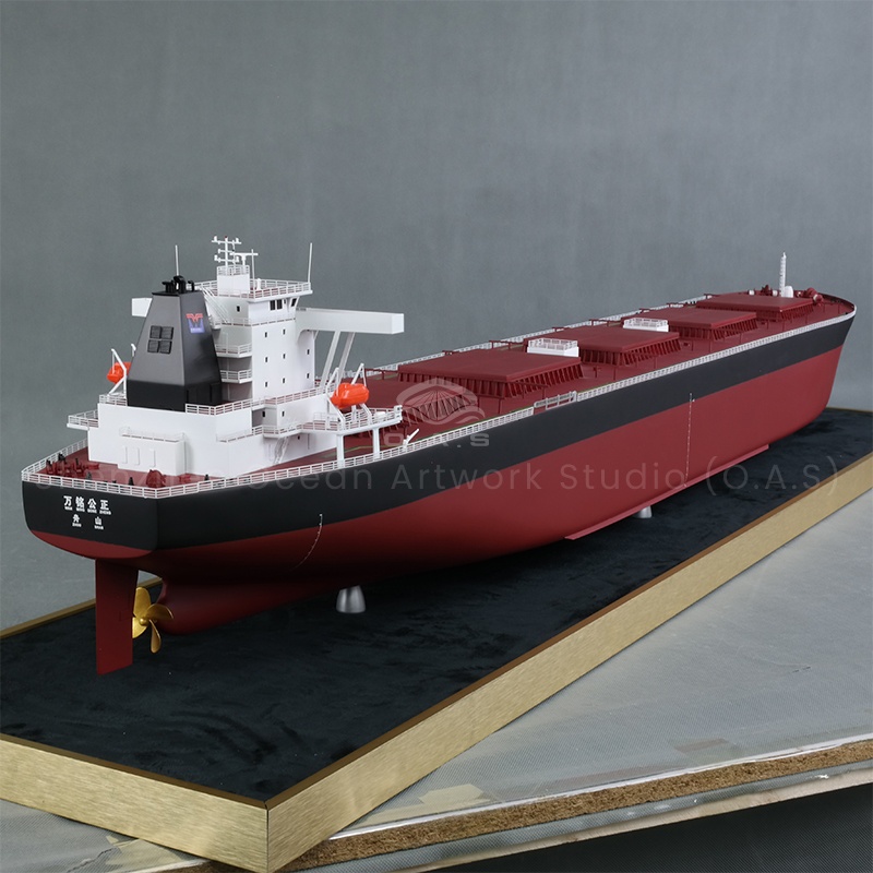 【LAC】O.A.S Factory 100% Handmade High Quality Ship Model Customized 150cm Bulk Cargo Ship Model 