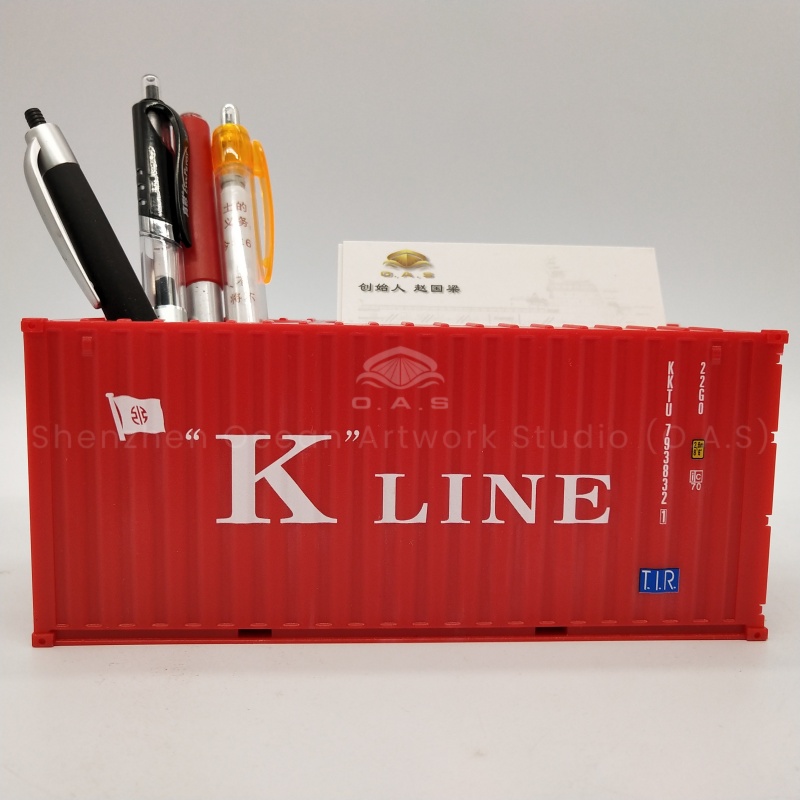 【LAC】O.A.S Container Model Factory 20GP Plastic Crafts Shipping  Scale1:35 K LINE Miniature Container Model