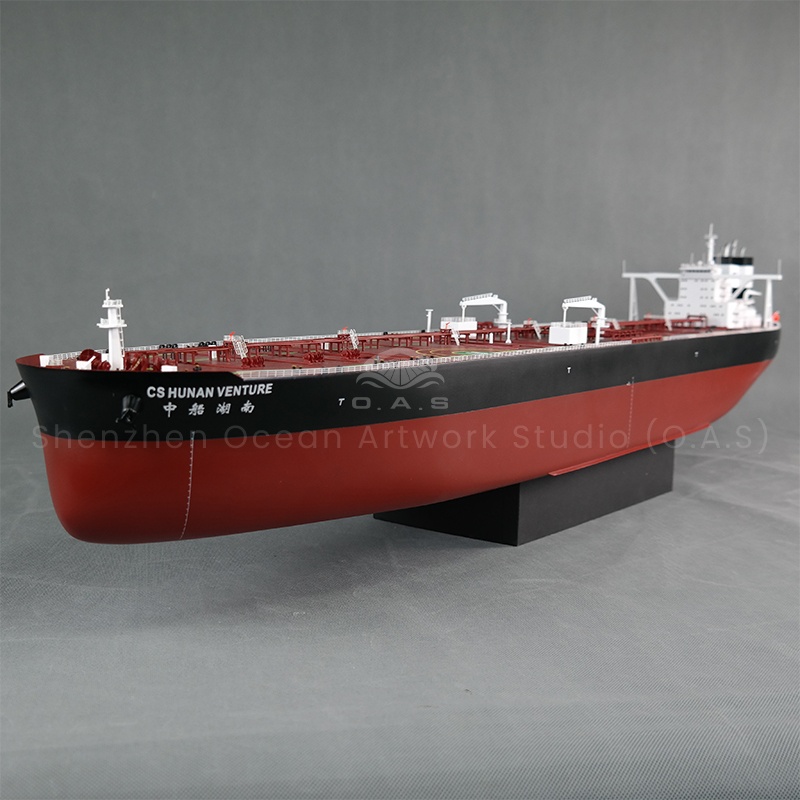 【LAC】O.A.S Factory 100% Handmade High Quality Ship Model Customized Business Gift 127cm Oil Tanker Ship Model