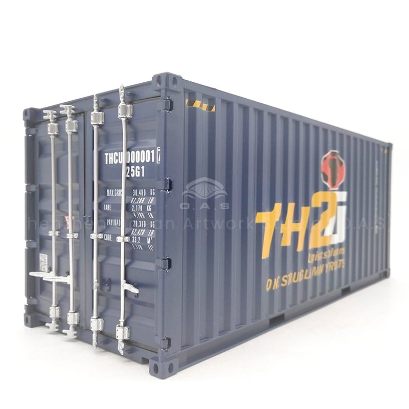 【LAC】O.A.S Container Model Factory Customized Scale1:20 Plastic Crafts Shipping Boxes TH2 Container Model