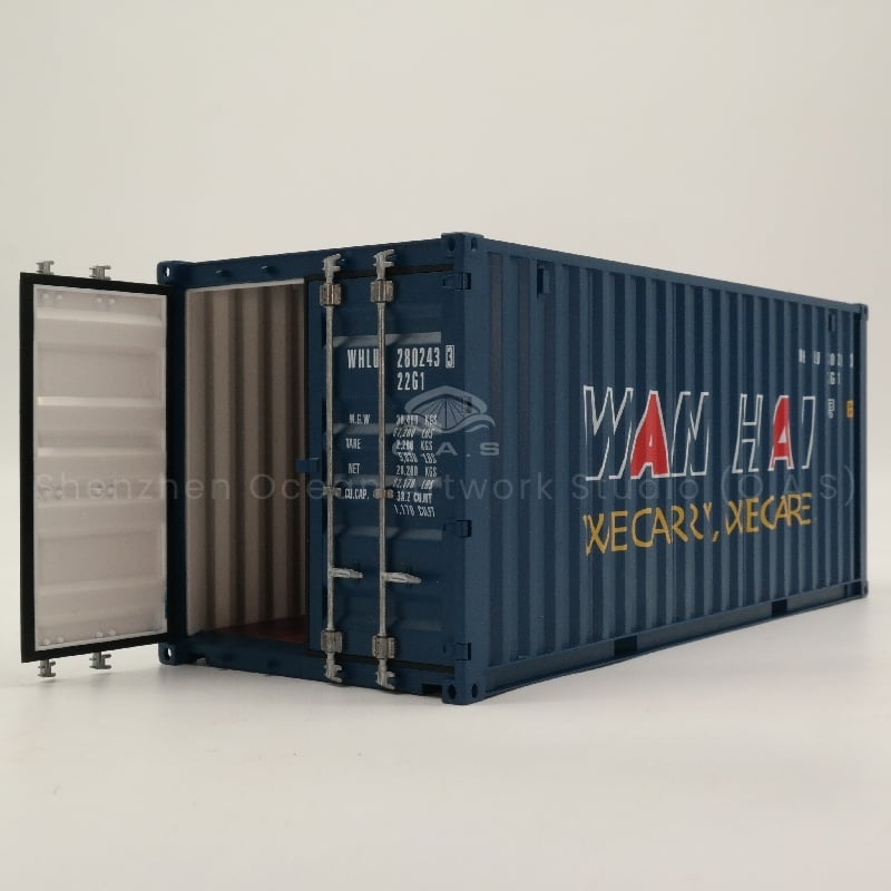 【LAC】O.A.S Container Model Factory 20GP Plastic Crafts Shipping Boxes  WAN HAI Miniature Container Model