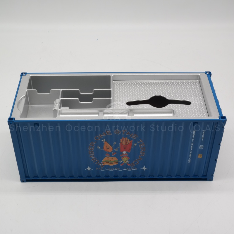 【LAC】O.A.S Container Model Factory Scale1:20 Shipping Container Logistics EAT Customized Storage Box Container Model
