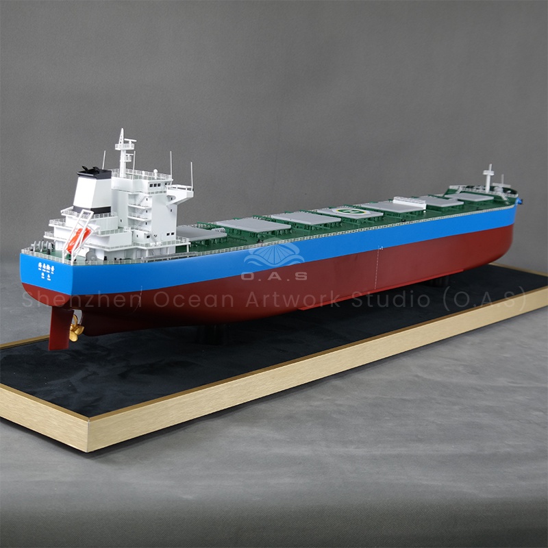 【LAC】O.A.S Ship Model Factory Customized 120cm HNHP  Plastic  Bulk Cargo Ship Model for Shipping Gift