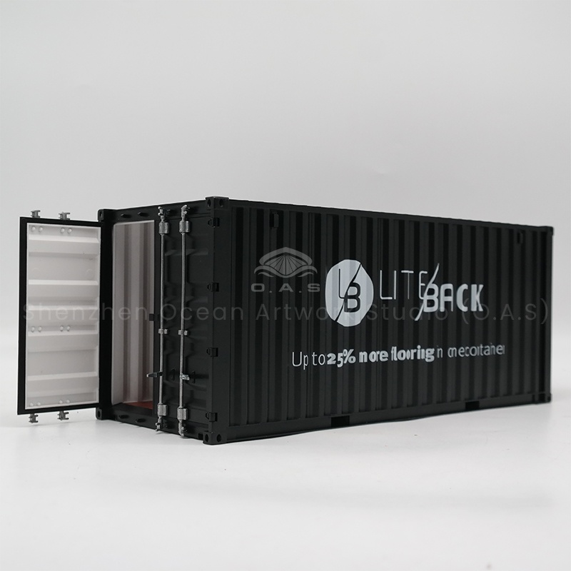 Shippers look over here! O.A.S factory focuses on logo customization of container models. Relying on the craftsmanship, the details of the container can be engraved one by one, which can perfectly integrate your own logo into the model. From creative conception to model making, one-stop service. It can not only be used as a tool for corporate publicity, but also a good choice for collecting gifts. Choose O.A.S and harvest a super satisfactory model. Amber@vesselmodel.com Tel: +86 18038048785