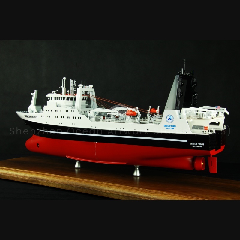 The models produced by O.A.S usually feature a thin, pointed hull with a high bow and a low tail, and the models are detailed and highly accurate to the actual construction of the whaling ship.Amber@vesselmodel.com Tel:+86 18038048785
