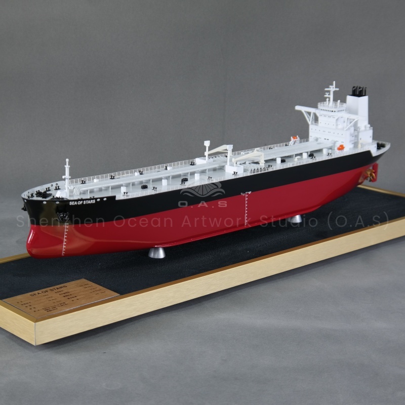 【LAC】O.A.S Manufacturer High Quality Ship Model Business Gifts Cargo Boat Models  Custom 65cm SEA OIL/ GAS TANKERS