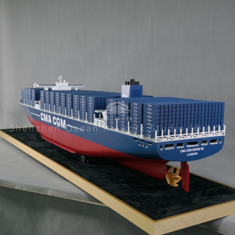 Our CMA CGM container ship model vividly replicates the iconic vessel plying the Algiers-Western European sea routes. Meticulously crafted to mirror real maritime transport details—from cargo stowage to hull contours—it embodies the essence of transatlantic shipping. Ideal for shipping firms, route promotions, or corporate gifting, this model highlights CMA CGM’s expertise in Algiers-Europe sea transport. With exceptional authenticity and durable quality, it serves as a premium office display or promotional item. Factory-direct supply supports customization and wholesale—elevate your brand with this scenario-driven, precision-engineered ship model!Amber@vesselmodel.com Tel: +86 18038048785
