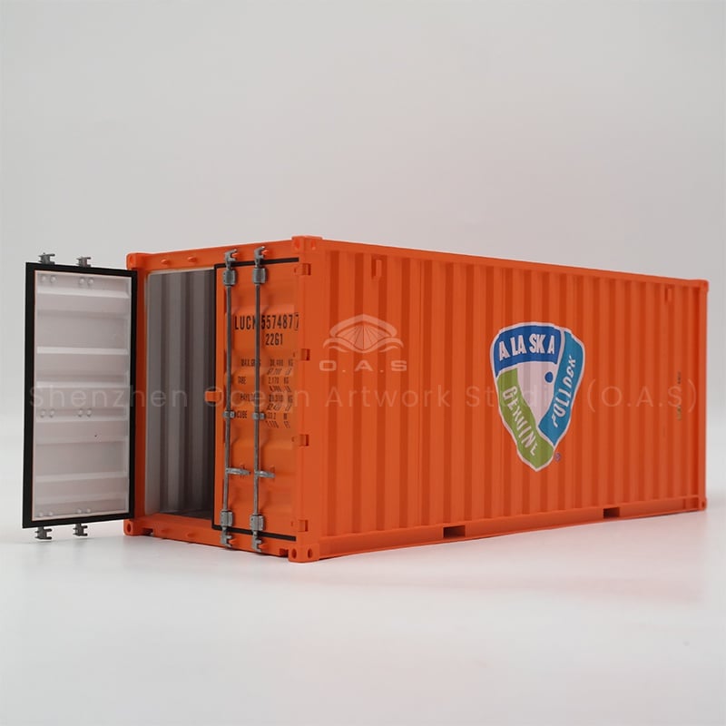 【LAC】O.A.S Container Model Factory Customized Scale1:20 Plastic Crafts Shipping Boxes   AKIRA Creative Container Model
