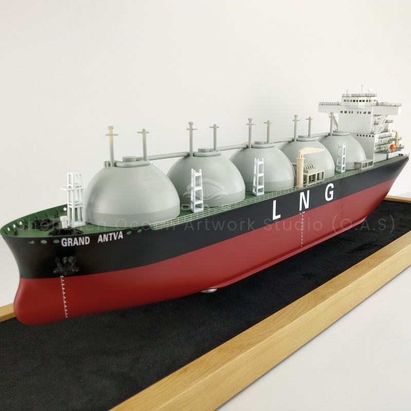 【LAC】O.A.S Customized 65cm Grand Anta LNG Ship Model Factory Model for Souvenirs & Gifts