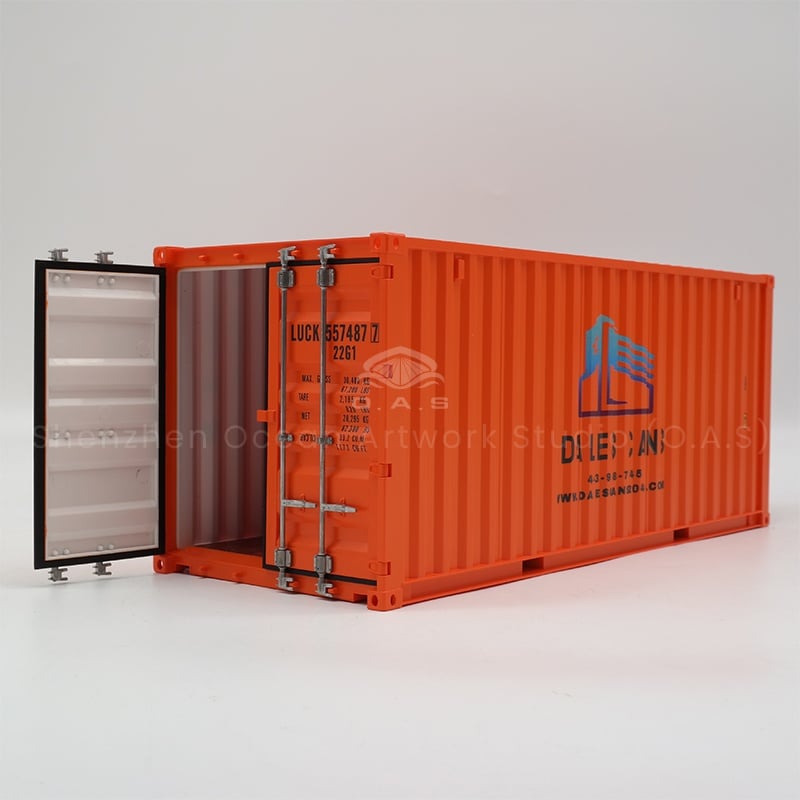 【LAC】O.A.S Container Model Factory Customized Scale1:20 Plastic Crafts Shipping Boxes DALES+CANS Container Model