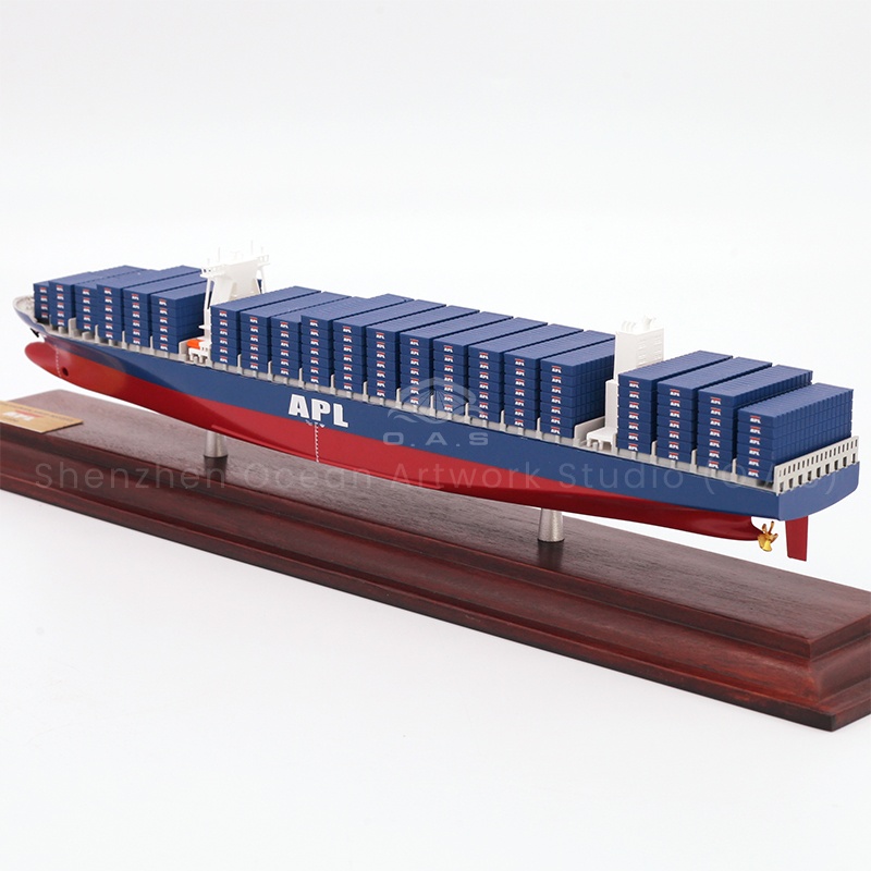 Professional ship model customization service attack! Small batch custom container ship model, to meet the diverse needs of enterprises. The cargo ship model is customized, accurately reproduced according to the real ship type. Support to customize, turn your ideas into real objects. Whether it is the strength of the enterprise or the characteristic samples created by the shipyard, it can be perfectly satisfied, exquisite craftsmanship and worry-free customization.Amber@vesselmodel.com Tel: +86 18038048785
