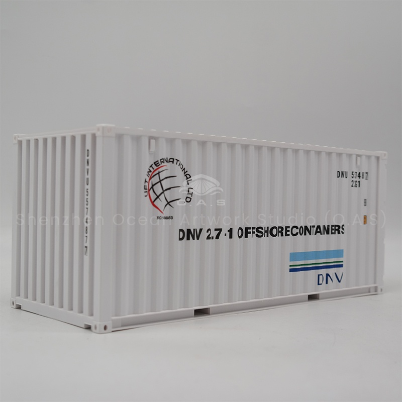 The O.A.S factory is ingenious in launching a 1:20 shipping container model. The model is built with strict reference to the real container of the shipping company, from the outline of the box to the texture of the rivet, all accurately restored. Support logo customization, the ship company can easily integrate brand elements, whether it is exhibition promotion, or gift customers, can effectively enhance brand recognition, highlight professional charm. Amber@vesselmodel.com Tel: +86 18038048785