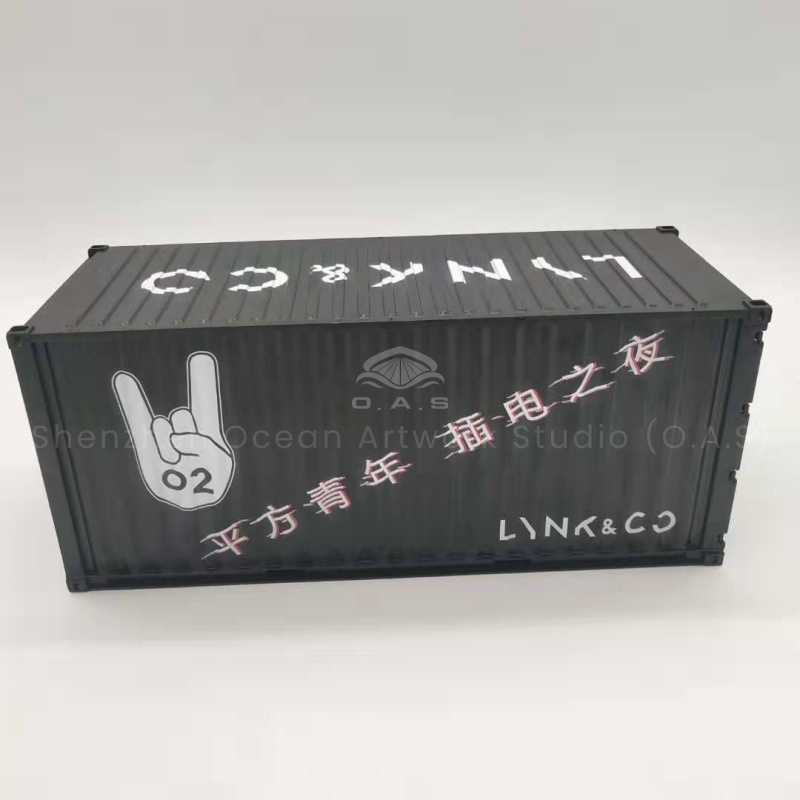 Professional freight forwarder in need of container model for publicity? O.A.S is the source manufacturer! Provide logo customization service for 20-foot container model, restore the appearance of container in all aspects, and the model is durable. The freight forwarder's logo and service concept can be integrated into it, whether it is customer appreciation or exhibition drainage, it is an excellent gift to help the freight forwarder become well-known. Amber@vesselmodel.com Tel: +86 18038048785