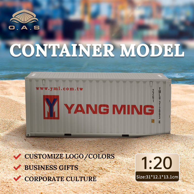 【LAC】1:20Container model/Customize logo colors/Yang ming