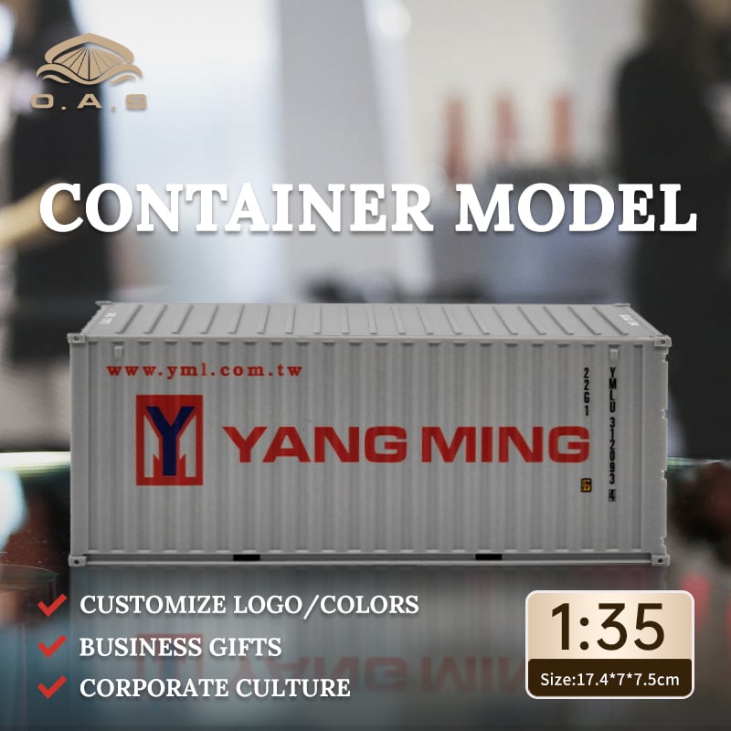 【LAC】1:35Container model/Customize logo colors/Yang ming
