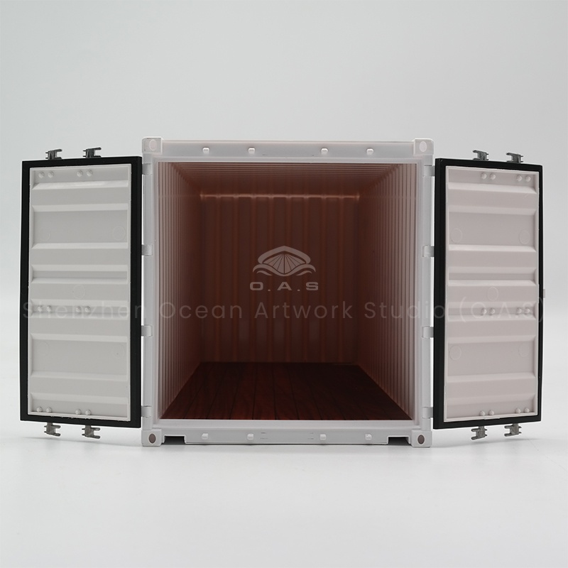 O.A.S is dedicated to creating the 1:20 creative container model, which combines unique design and exquisite craftsmanship. The model is modeled on a real container, and innovatively integrates interesting elements to vividly show the charm of shipping. Support logo customization, so that corporate logos stand out. Whether it is used as business gifts or exhibition ornaments, it can help brand publicity and gain high popularity.Amber@vesselmodel.com Tel:+86 18038048785
