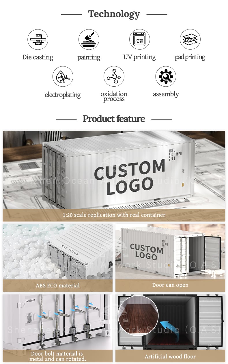 Freight forwarding peers look over! The O.A.S factory launched a 1:20K LINE container model, replicating every detail of the K LINE container with full fidelity. Support logo customization, print your company's logo. As a shipping logistics gift, whether it is a gift when visiting customers or placed in the exhibition hall, it can greatly enhance brand exposure and help business growth. Amber@vesselmodel.com Tel: +86 18038048785