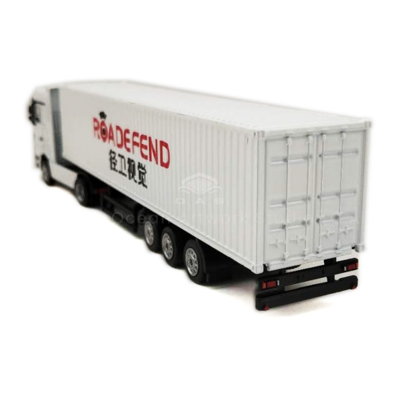 O.A.S factory focused on model customization for 17 years and launched 1:87 shipping alloy container truck model. Based on the prototype of the Mercedes-Benz collector card, the alloy material is strong and durable, and the vehicle details are highly restored. logo can be accurately customized for enterprises to highlight brand personality. It is the ideal choice for shipping enterprise business gifts and promotion, excellent quality, free mail home. Amber@vesselmodel.com Tel: +86 18038048785