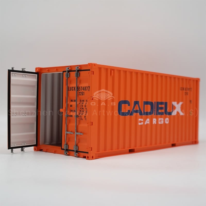【LAC】O.A.S Customized 1:20 Scale Paper Crafts Shipping Boxes Factory Model CADIEUX Container for Gifts 