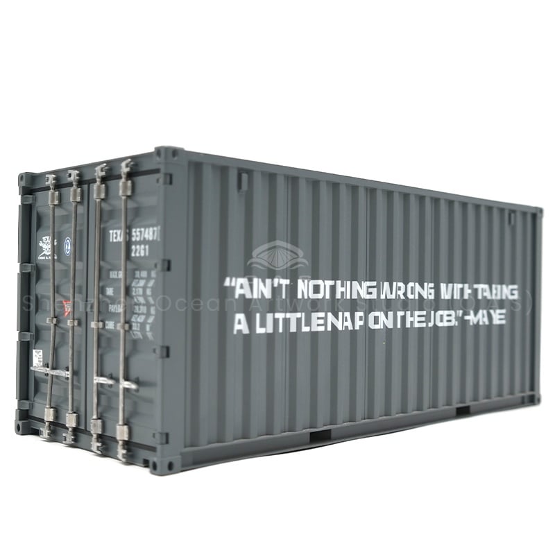 【LAC】O.A.S Container Model Factory Customized Scale1:20 Plastic Crafts Shipping Boxes TEXAS Container Model