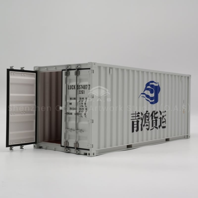 【LAC】O.A.S Container Model Factory Customized Scale1:20 Plastic Crafts Shipping Boxes  QINHONG Container Model