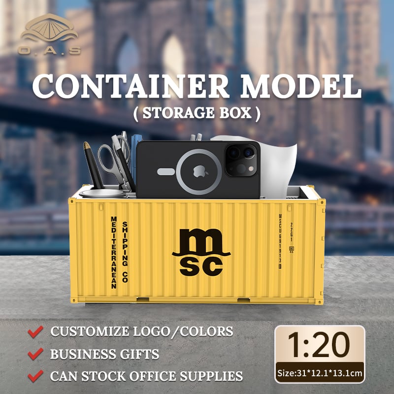 【LAC】1:20Container model/Customize logo colors/Msc