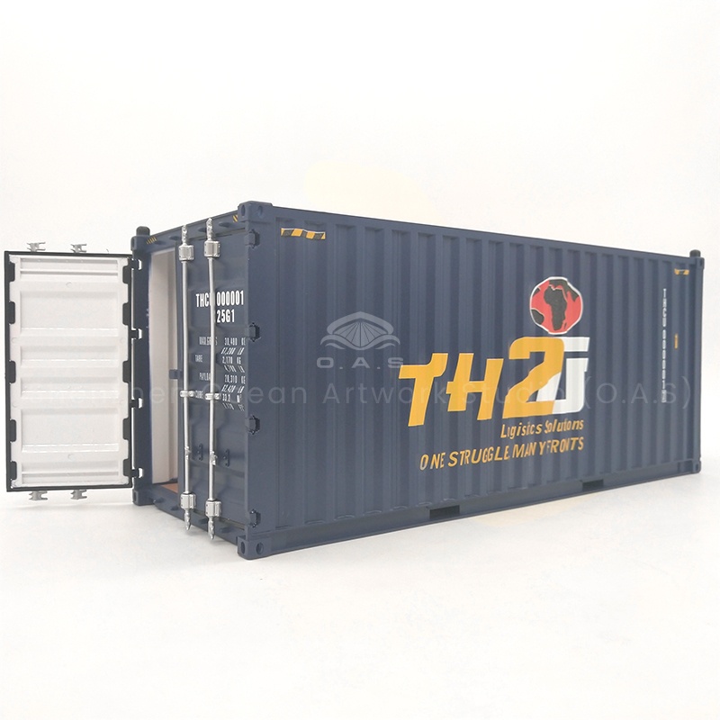 O.A.S is committed to customize the LOGO of container container models of shipping companies. With rich experience, the team deeply analyzes the culture of shipping companies, skillfully integrates the characteristic elements of container containers, and uses professional 3D modeling and manual grinding technology to make the model highlight the style of shipping companies, accurately present the brand identity, and make unique publicity business cards of shipbuilding companies. Amber@vesselmodel.com Tel: +86 18038048785