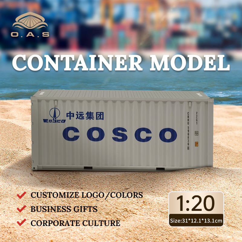 【LAC】1:20Container model/Customize logo colors/Cosco