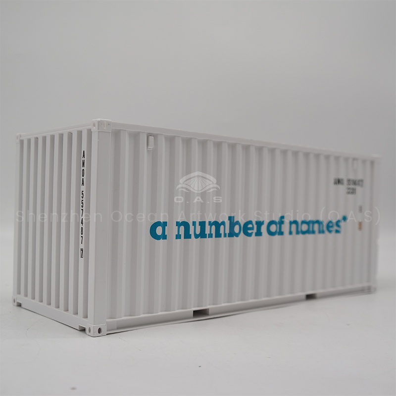 O.A.S factory deep cultivation model customization, launched 20GP personalized container model. From the structure of the container to the details of the decoration, the model is modeled on the real container and reproduced in fine detail. Support logo customization, can integrate corporate identity and creative elements into it, meet individual needs, help enterprises to create unique promotional props, and achieve brand value transmission. Amber@vesselmodel.com Tel: +86 18038048785