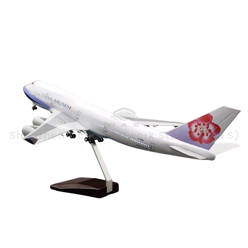 【LA】Aircraft Plane Model for Gift 1:150  Scale Model Aircrafts 747 China Airlines 47cm Boeing Model Airplanes