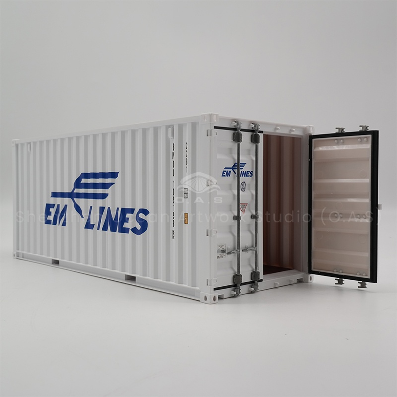 O.A.S Container factory focuses on 1:20 container model customization. According to the needs of shipping enterprises, the logo is cleverly integrated into the model to highly restore the details of the container. From the metal texture of the shell to the opening and closing structure of the door, it is the ultimate. Model as a shipping gift, suitable for business meetings, customer appreciation, help enterprises to create a professional high-end brand image. Amber@vesselmodel.com Tel: +86 18038048785