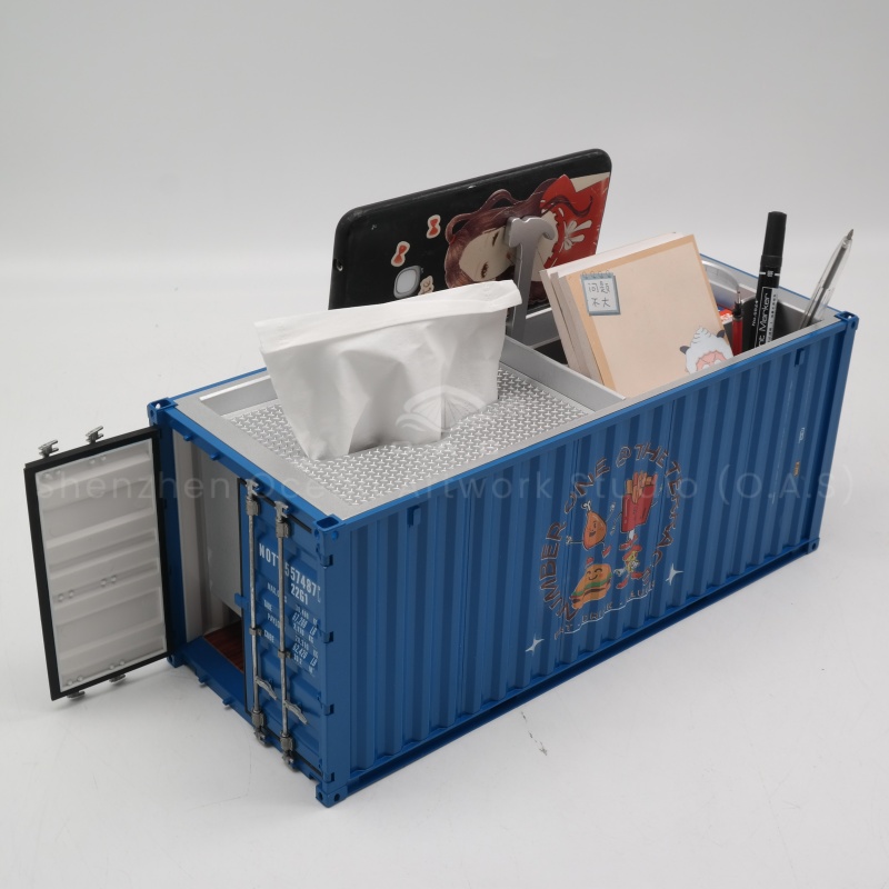 Logistics industry friends, want to send a unique and practical gift? The 20GP container tissue box model from O.A.S Ship Model Factory is not to be missed! Accurately built based on real 20GP containers, exclusive logo can be customized. As a logistics gift, highlight the characteristics of the enterprise, continue to deliver brand value in daily use, and quickly customize. Amber@vesselmodel.com Tel: +86 18038048785