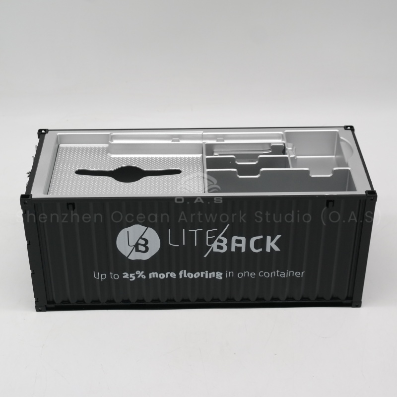 【LAC】O.A.S Container Model Factory Scale1:20 Shipping Container Logistics LITE Customized Storage Box Container Model