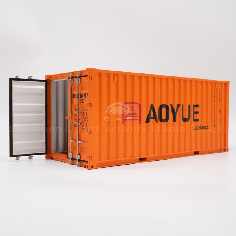 【LAC】O.A.S Container Model Factory Customized Scale1:20 Plastic Crafts Shipping Boxes   Engineering Display Container Model