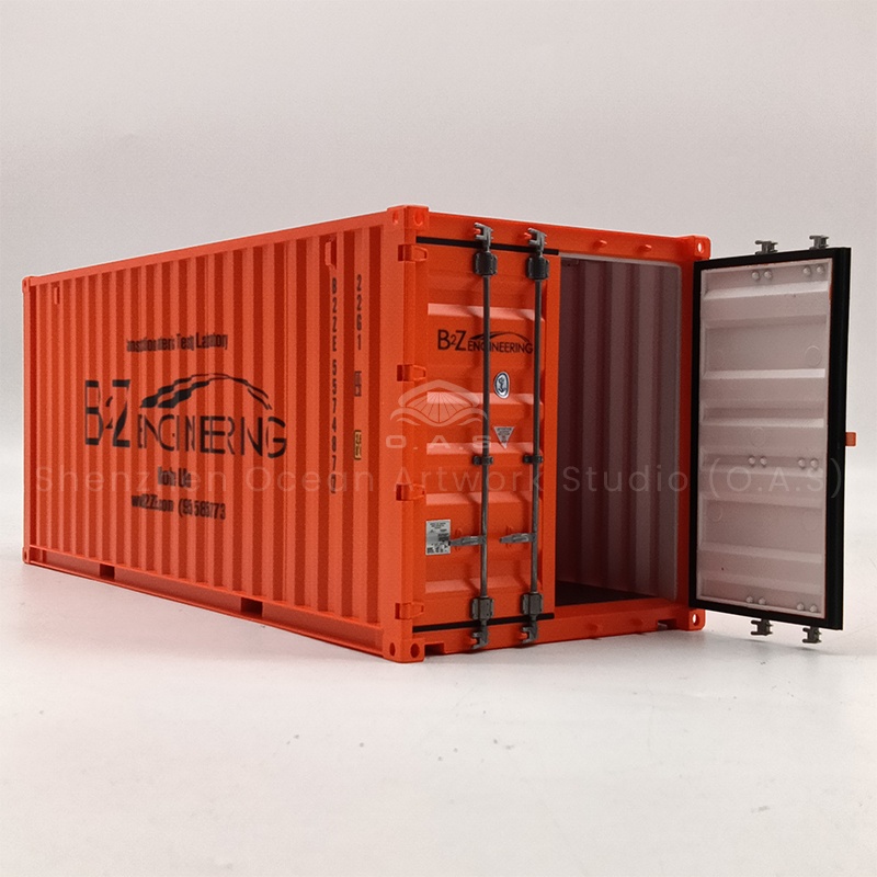The 20GP individual container model created by O.A.S ship Model factory is a crystallization of creativity and craftsmanship. While accurately copying the details of the container, we provide you with exclusive logo customization. From the decoration on the business negotiation table to the intimate gifts given to customers, the model carries the brand value, both commemorative and decorative meaning, so that your mind is unique.Amber@vesselmodel.com Tel:+86 18038048785