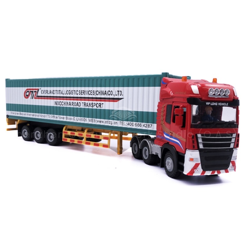 O.A.S model factory, focusing on model making for 17 years, launched 1:50 container truck model for teaching. Selection of high-quality materials, fine restoration of vehicle structure, help teaching. Support LOGO customization, whether it is schools, training institutions, can create exclusive collection card model gifts, both practical and commemorative significance, so that teaching more vivid, more intimate gifts. Amber@vesselmodel.com Tel: +86 18038048785