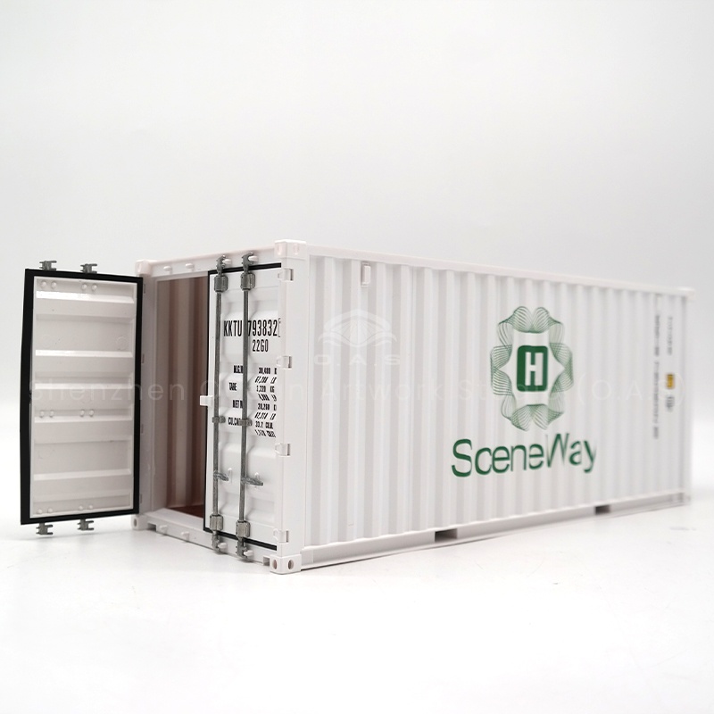 O.A.S ship model factory launched the 20GP container model, which can reproduce the details of the real 20GP container to life. Support logo customization, enterprises can integrate the exclusive logo into the model, turn into a super-eye-catching promotional gift. Whether it is a lucky draw for an annual meeting of a logistics company or a gift for a business visit, this model can help you deepen your brand impression and easily open your awareness. Amber@vesselmodel.com Tel: +86 18038048785