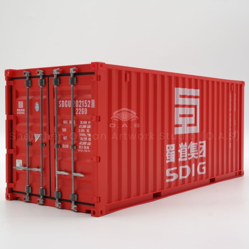 【LAC】O.A.S Container Model Factory Customized Scale1:20 Plastic Crafts Shipping Boxes  SDIG Container Model