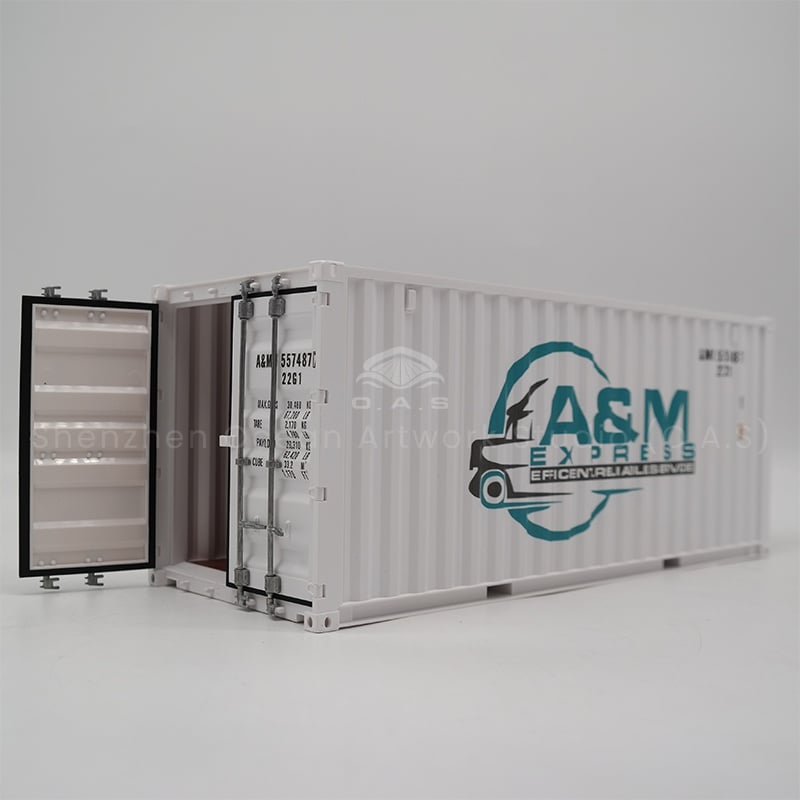 【LAC】O.A.S Container Model Factory Customized Scale1:20 Plastic Crafts Shipping Boxes A&M Container Model
