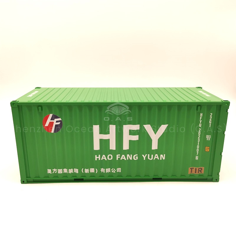 O.A.S factory focuses on 1:20 container model customization, and is good at creating theme gift container models. No matter the nautical theme or the corporate theme, it can be perfectly presented. Restore the box structure and details with superb technology, customize the logo according to your requirements, and integrate it into the theme design. Manufacturers direct supply, strictly adhere to the quality, for you to create a unique theme gift model. Amber@vesselmodel.com Tel:+86 18038048785