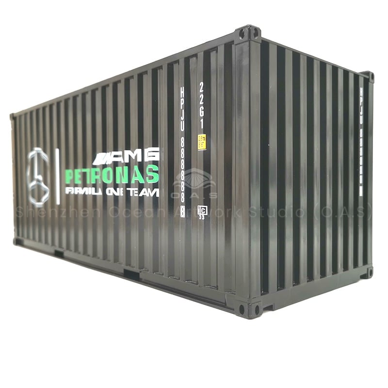 O.A.S container model manufacturers, refined 1:20 shipping container model, with high-quality materials, ingenuity, highly restore the real container style. We provide logo customization services, accurate implantation of freight forwarding logistics company logo, so that the model incarnation brand promotion tool. As a freight forwarding logistics gift, it can effectively enhance the corporate image and brand influence in business dealings.Amber@vesselmodel.com Tel:+86 18038048785