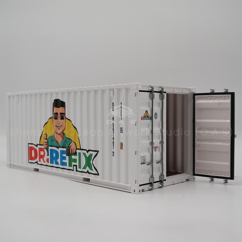 O.A.S is a leader in the production of shipping container models, focusing on mass customized container models. The team carried out a comprehensive analysis of the shipping container, and the model from the exterior paint tone to the internal structure, to achieve realistic reproduction. With the advantages of large-scale production, we can give a very cost-effective quotation, and can integrate into the customer's exclusive design, providing a publicity tool for shipping enterprises. Amber@vesselmodel.com Tel: +86 18038048785