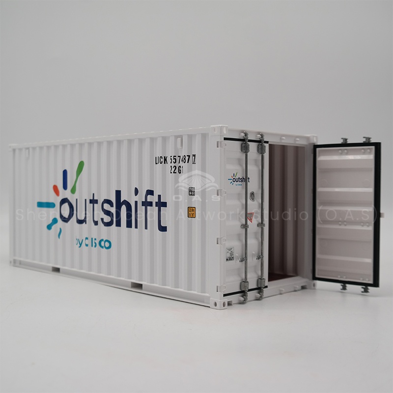 The O.A.S factory, with its expertise and rich experience, undertakes the customization of 1:20 shipping containers and engineering container models. Integrate your own logo into the model, with high-quality materials combined with exquisite craftsmanship, all-round reproduction details. Whether it is used for engineering display or as a promotional gift, it can help enterprises highlight their strength and expand their brand influence. Amber@vesselmodel.com Tel: +86 18038048785