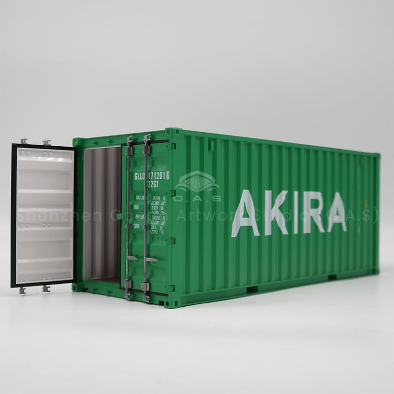 【LAC】O.A.S Container Model Factory Customized Scale1:20 Plastic Crafts Shipping Boxes   AKIRA Container Model