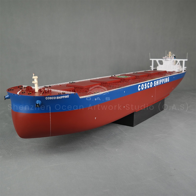 【NAC】O.A.S Customized 127cm Bulk Cargo Ship Model Handmade Freight Forwarder Gift for Christmas or Father's Day